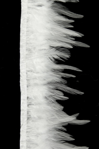 Hahnenkreuzborte ca. 7-15cm weiß