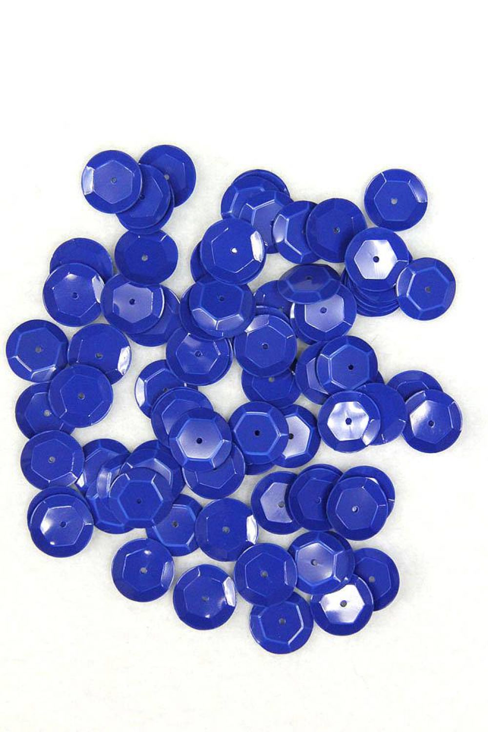 Pailletten 12mm blau-perlmutt 40g PACK