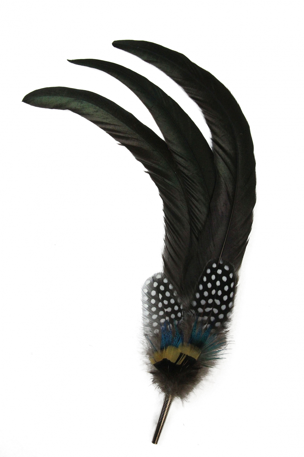 Hat Flower Coque Tails Guinea Fowl