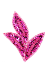 Blätter pink links ca. 17x14cm