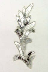 Zweig silber rechts ca. 18x6cm