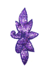 Schleife lilaholo links ca. 14x7cm