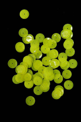 Pailletten 12mm neongelb 40g PACK