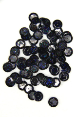 Pailletten 12mm schwarzholo 40g PACK