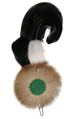 Schützenfeder Birkhahnimitat 2 + 1/2 Federn + Gans