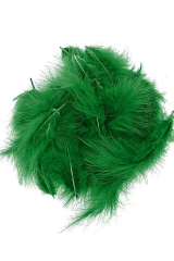 Marabou Full Down loose green, 10g PACK