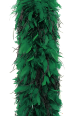 Chandellenboa 1200F grün + 2-fach Strauß schwarz